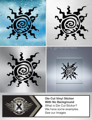 Decals Stickers Tribal Sun Tattoo Design Wall Art Decor
