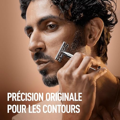 Rasoir de sûreté King C. Gillette et tondeuse barbe électrique PRO haute précision - 3