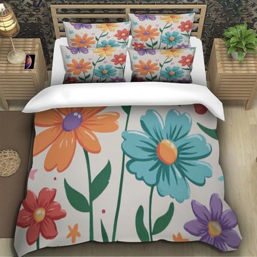 Housse de couette microfibre 135x200 pour lit simple adolescent - 5