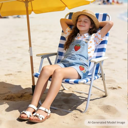 Image of Felix & Flora Toddler Girl Sandals - Flower Girl Dress Shoes Open Toe Little Kid Flats