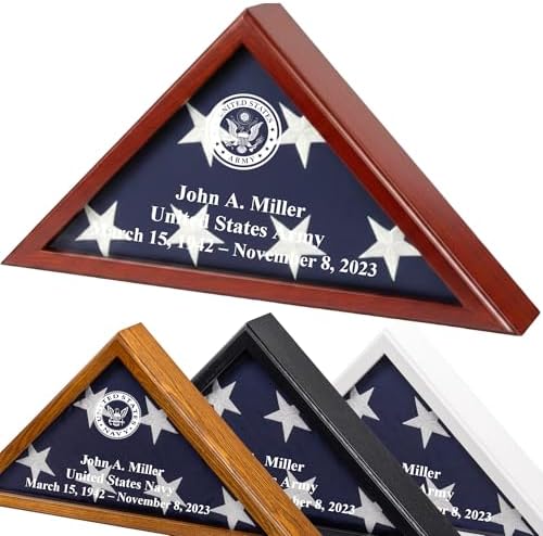 Amazon.com - Personalized Flag Display Case for 5' x 9.5' Flag – All ...