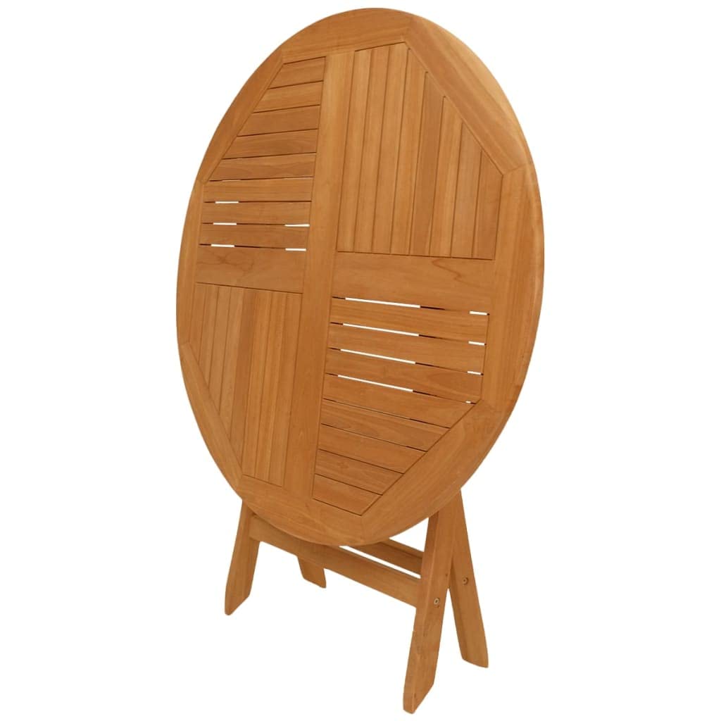 Set di mobili da esterno in teak massiccio 5 pezzi