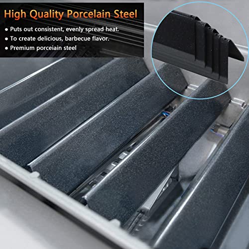 Spirit E310 7636 Flavorizer Bars & 69787 Grill Burner For Weber Spirit And Spirit Ii 300 Series E310 E320 E330 S310 S320 S330 68950 With Front Control, Grill Parts 15.3" Heat Plate, 18" Burner Tube #TOP7