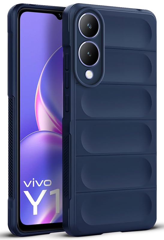 Mr. Case Liquid Silicone Case for Vivo Y17s | Comfort Grip Soft Touch Matte TPU | - Blue (B0CM16YG3L) Amazon Price History, Amazon Price Tracker