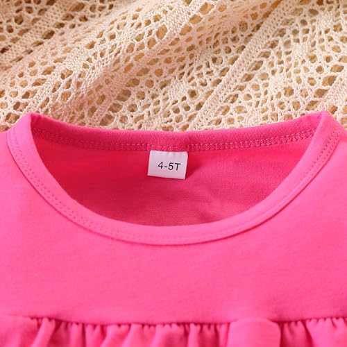 Image of Axumity Kid Girl Clothes Ruffle Sleeve Top Floral Allover Pants 3-9 Years Fall Outfit Set