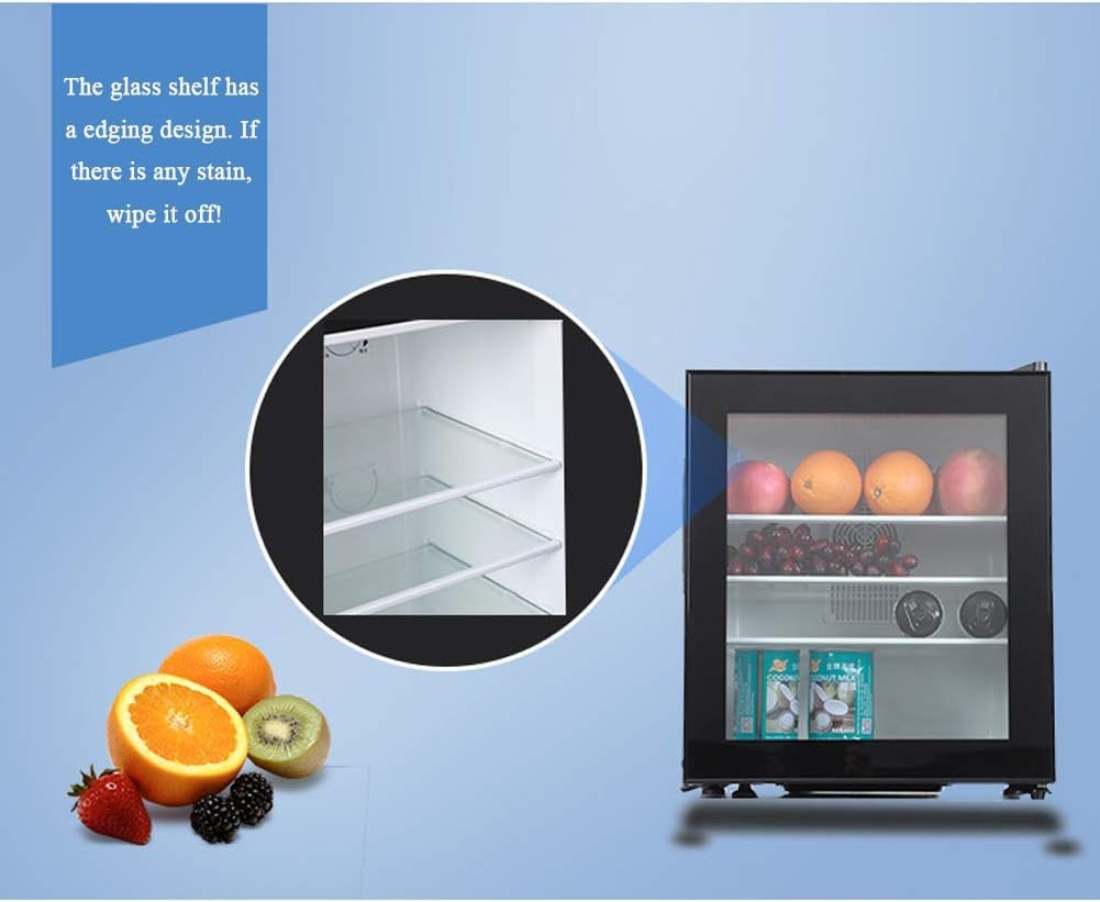 Mini Congelatore Verticale Compatto 30L, Efficienza Energetica e Silenzioso (28dB) per Ufficio, Camera, Appartamento, Design da Tavolo, Nero, Opzioni Porta Schiuma o Vetro,30L Foam Door