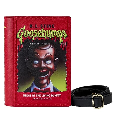 Sac bandoulière Loungefly Goosebumps Slappy rouge, le cadeau rétro inoubliable