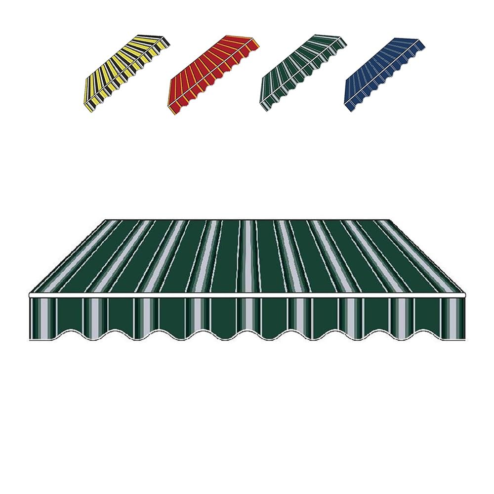 Wysuwana tkanina zastępcza na patio 3 x 2,4 m i 3,7 x 3 m, zielona markiza, tkanina przeciwsłoneczna, schronienie na zewnątrz, 400 x 200 cm