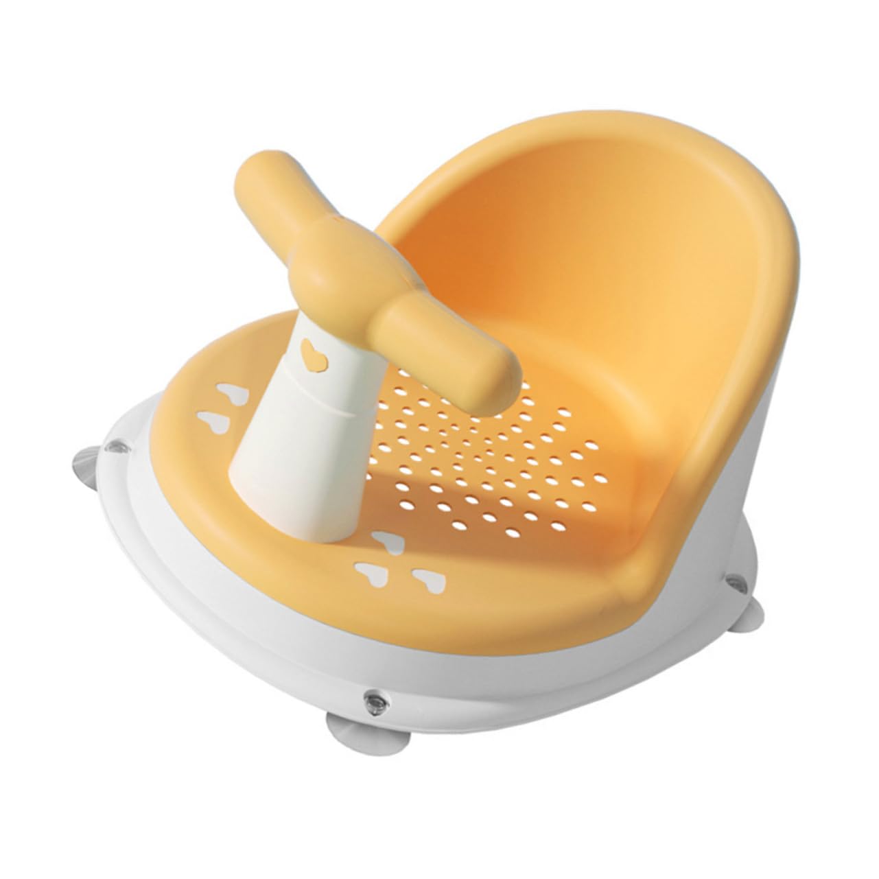 Asiento de Baño para Bebés Compacto Limpieza Fácil, Material Pp y Tpe, Antideslizante Adecuado Hora del Baño y Alimentación