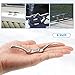 X AUTOHAUX 2Pcs 4 Inch Stainless Steel Flagpole Cleat Hook Boat Deck Cleats Rope Cleat Handle Universal for Marine Boat Ship