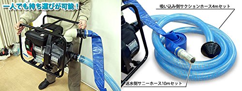 Amazon | 工進 海水/清水用 高性能エンジンポンプ 『アグロメイト 