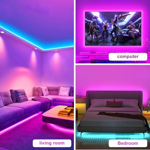 Tira Led RGB para TV 13.1 ft con Control y Música miniatura 7