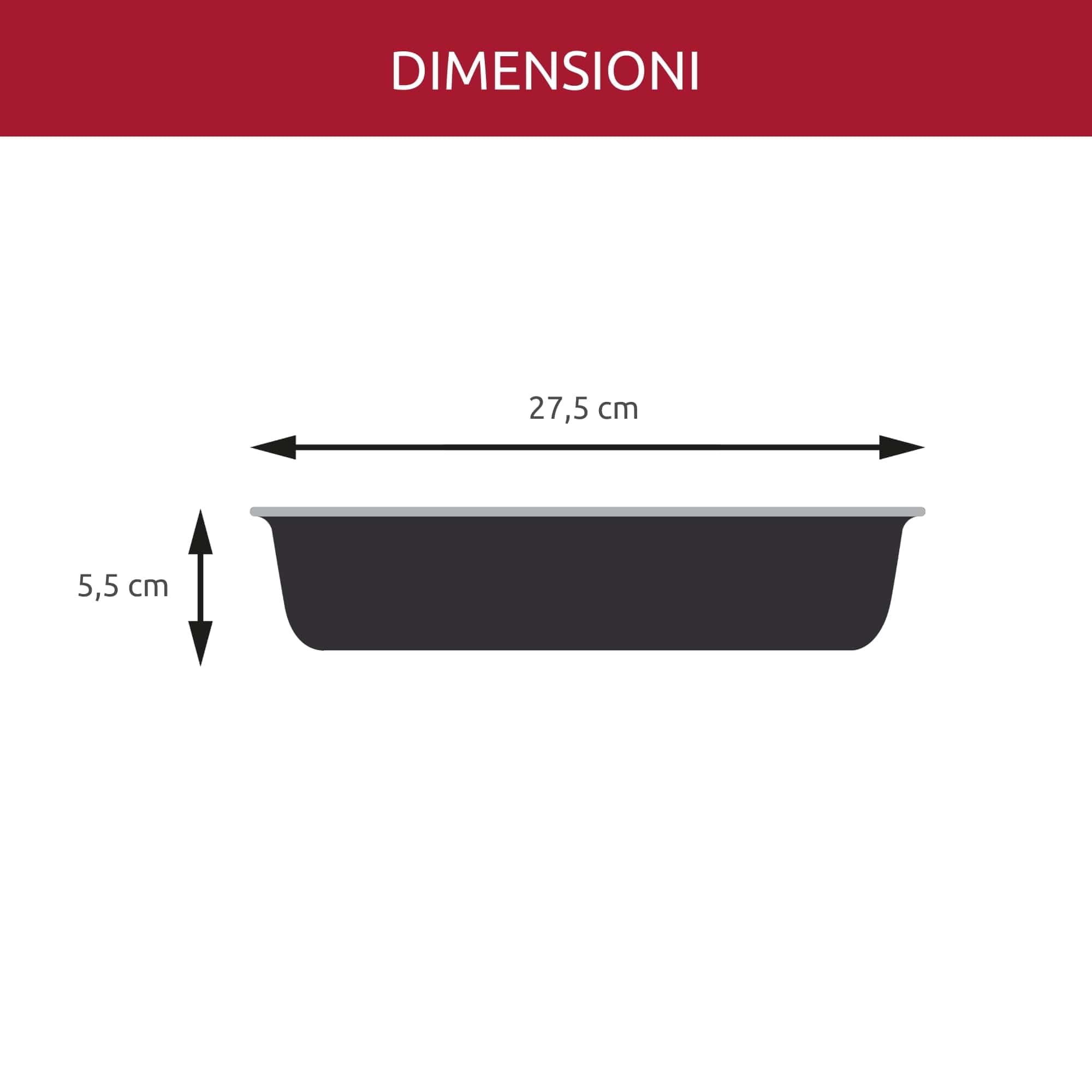 Lagostina Ingenio Speciali Grill 26 cm, Grill Antiaderente in Alluminio Pressofuso con Manico Amovibile, Indicatore di Cottura Thermosignal e Fondo ad Induzione Integrale, per Gas e Forno