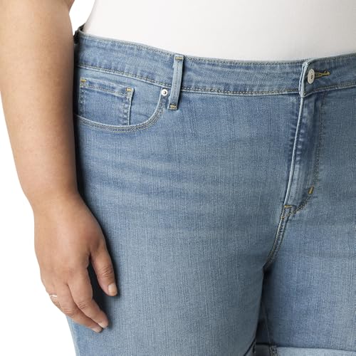 Levi Strauss Signature Gold Women's Mid Rise 5" Shorts (Available in Plus), (New) Italian Summer, 16 Plus - image 5