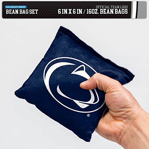 Image of NCAA College Dual Sided Bean Bags by Wild Sports, 8 Count, Premium Toss Bags for Cornhole Set - Great for Tailgates, Outdoors, Backyard