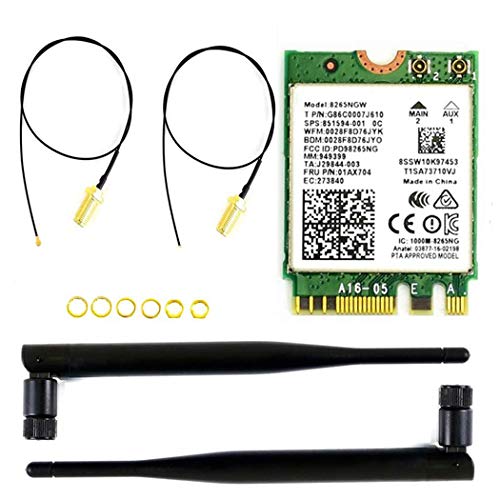 Waveshare AC8265 Wireless NIC Applicable for Jetson Nano 2.4G / 5G WiFi Dual Mode Module