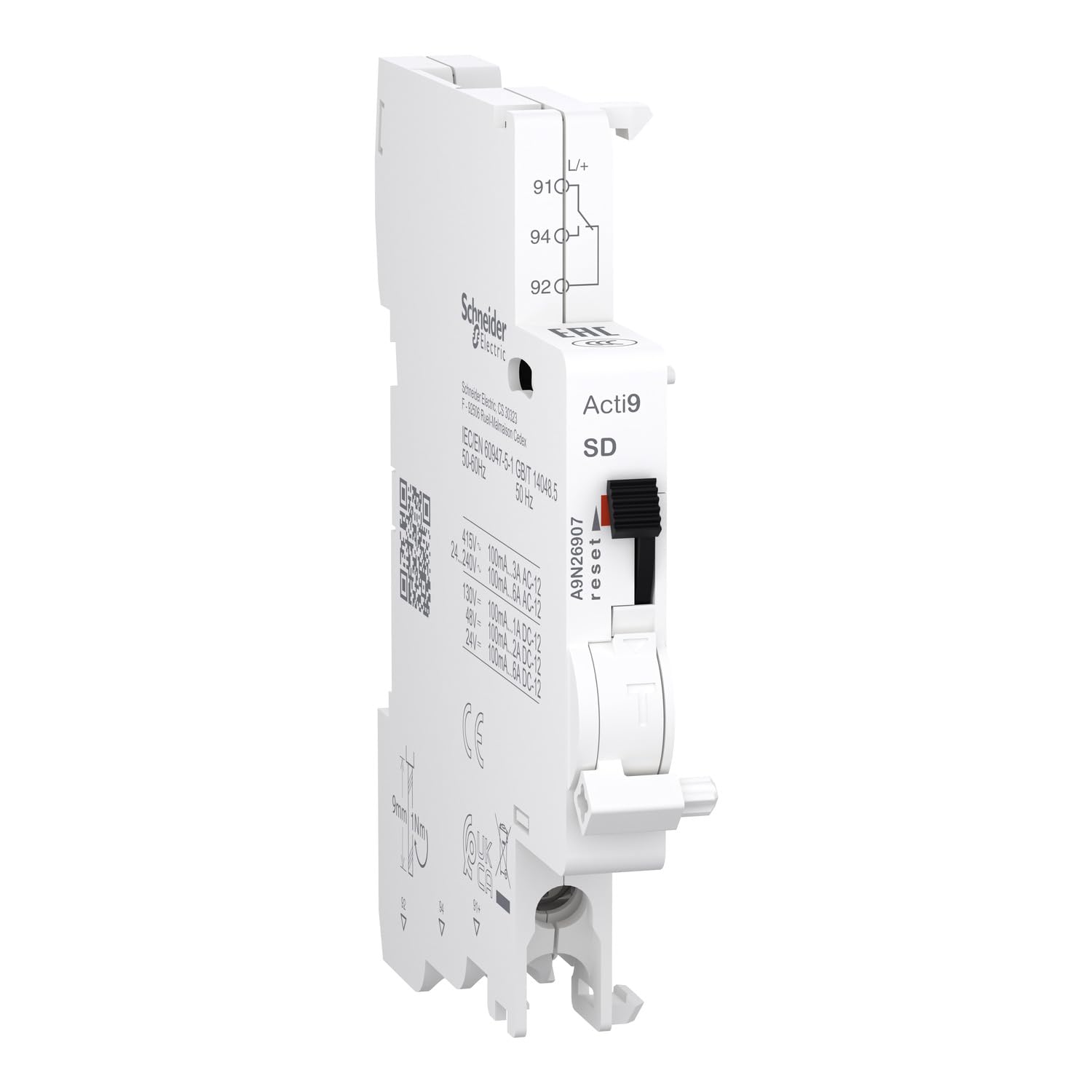 Schneider Electric Miniature Circuit Breaker Acti9 A9N SD auxiliary contact - bottom wiring 0.1-6A AC/DC - A9N26907-image-39