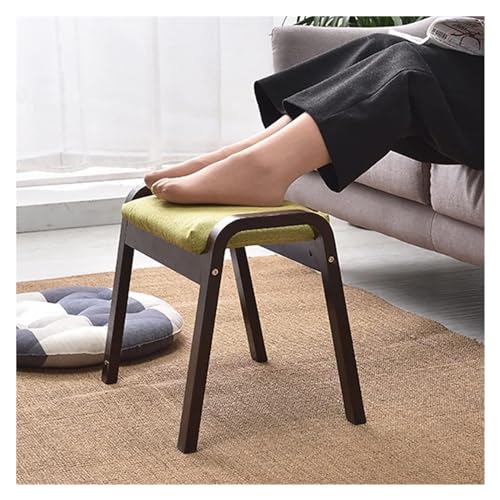 Tabouret décoratif en bois massif pour changer de chaussures - 3