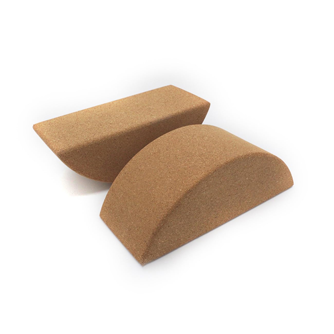 GLEAVI Bloque de Yoga de Corcho Natural Antideslizante Bloque Pequeño para Entrenamiento Físico Soporte para Equilibrio y Pilates Herramienta Multifuncional para Yoga y Meditación