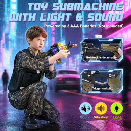 Disfraz infantil de soldado militar para niños miniatura 4