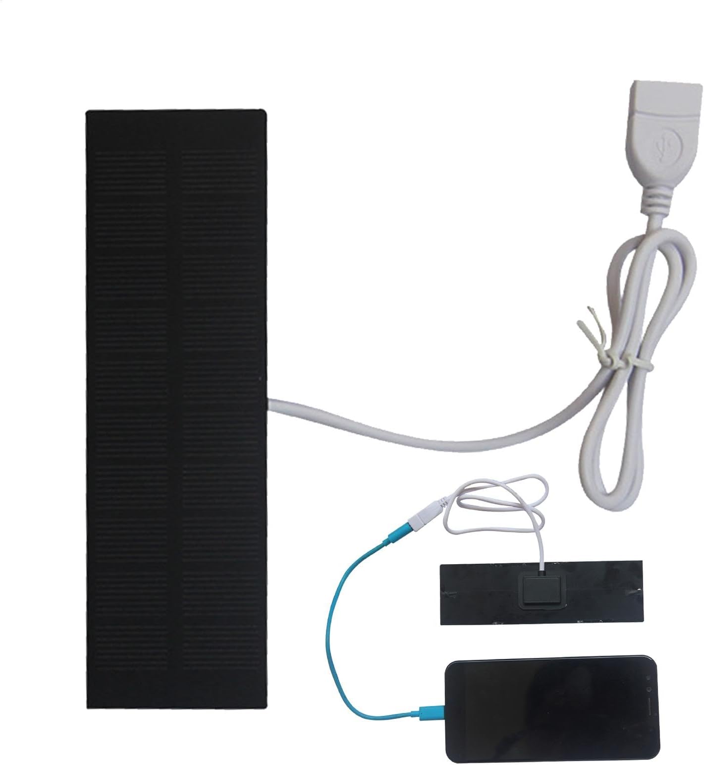 Solar Panel Charger for Camping,Solar Panel Charger,Quick Charge Battery Charger | 3W Battery Bank, Solar Powered Battery Pack, Solar Charging Panel, Solar Charger for Mobile Phone, Laptop