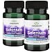 Swanson Albion Complexed Selenium 200 mcg 180 Capsules 2 Bottles