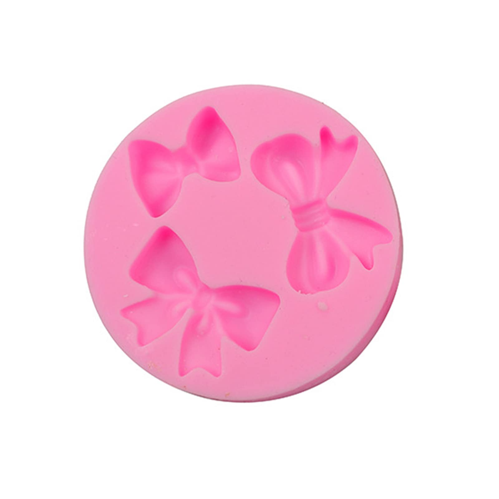 LXJLXD Candy Chocolate Molds Bowknot Candy Shaped Silicone Fondant Molds Cake Fondant Cookie-Baking Mold Cake Toppers Bow-baking Mold