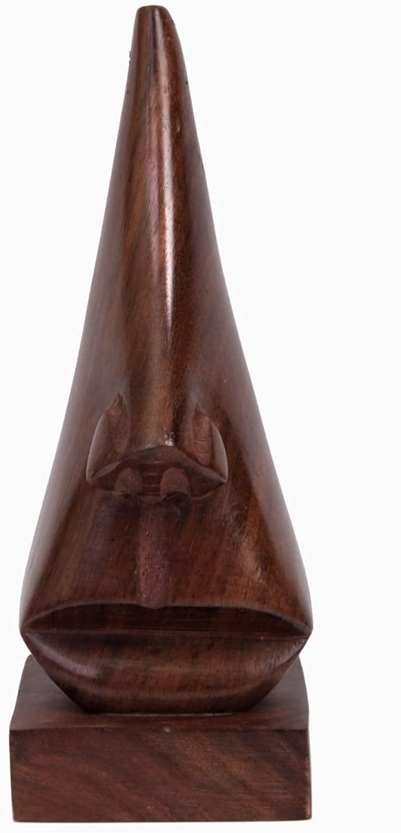 IndiaBigShop Wooden Handmade Spectacle Holder, Eyewear Retainer, Sunglass Holder, Display Stand, Eyeglass Stand for Men & Women - 6 inches