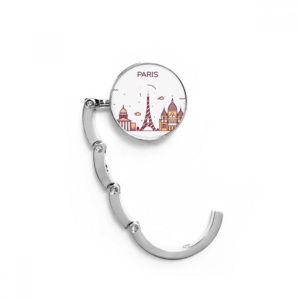 Cintre pour sac à main pliable contre le sol sale support de table Paris 4,4 cm