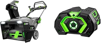 Review EGO Power+ SNT2100 21-Inch 56-Volt Cordless Snow Blower – Battery and Charger Not Included & BA2800T 56-Volt 5.0 Ah Battery with Upgraded Fuel Gauge (3rd Generation)