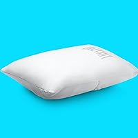 Vista 6 de Fluff and Stuff Comfort Pillow Almohadas de espuma viscoelástica tamaño Queen, diseñadas y aprobadas por quiroprácticos 2 en 1 para soporte