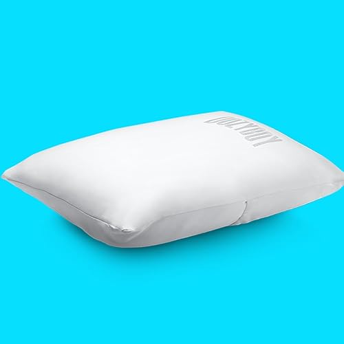 Miniatura 6 de Fluff and Stuff Comfort Pillow Almohadas de espuma viscoelástica tamaño Queen, diseñadas y aprobadas por quiroprácticos 2 en 1 para soporte de