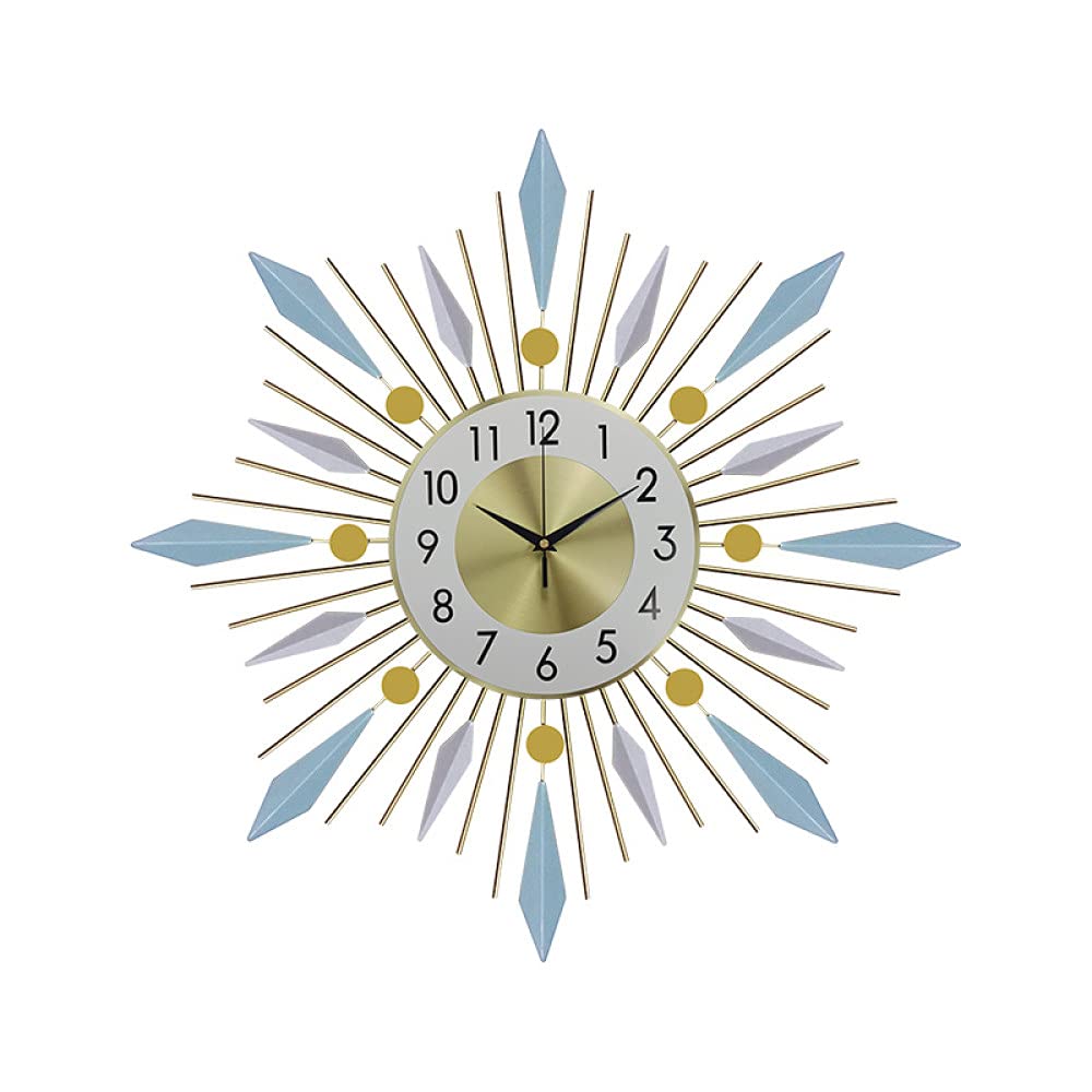 Horloge Murale silencieuse 59cm : sublimez un grand mur blanc de salon mode
