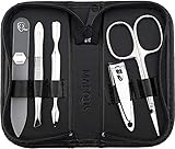 ✅ QUALITÄT MADE IN GERMANY: Alle Instrumente des Nagelsets stammen aus Solingen* und sind aus glanzvernickeltem Stahl. Dadurch sind sie besonders robust und präzise(*außer Zwicker und Glasfeile)