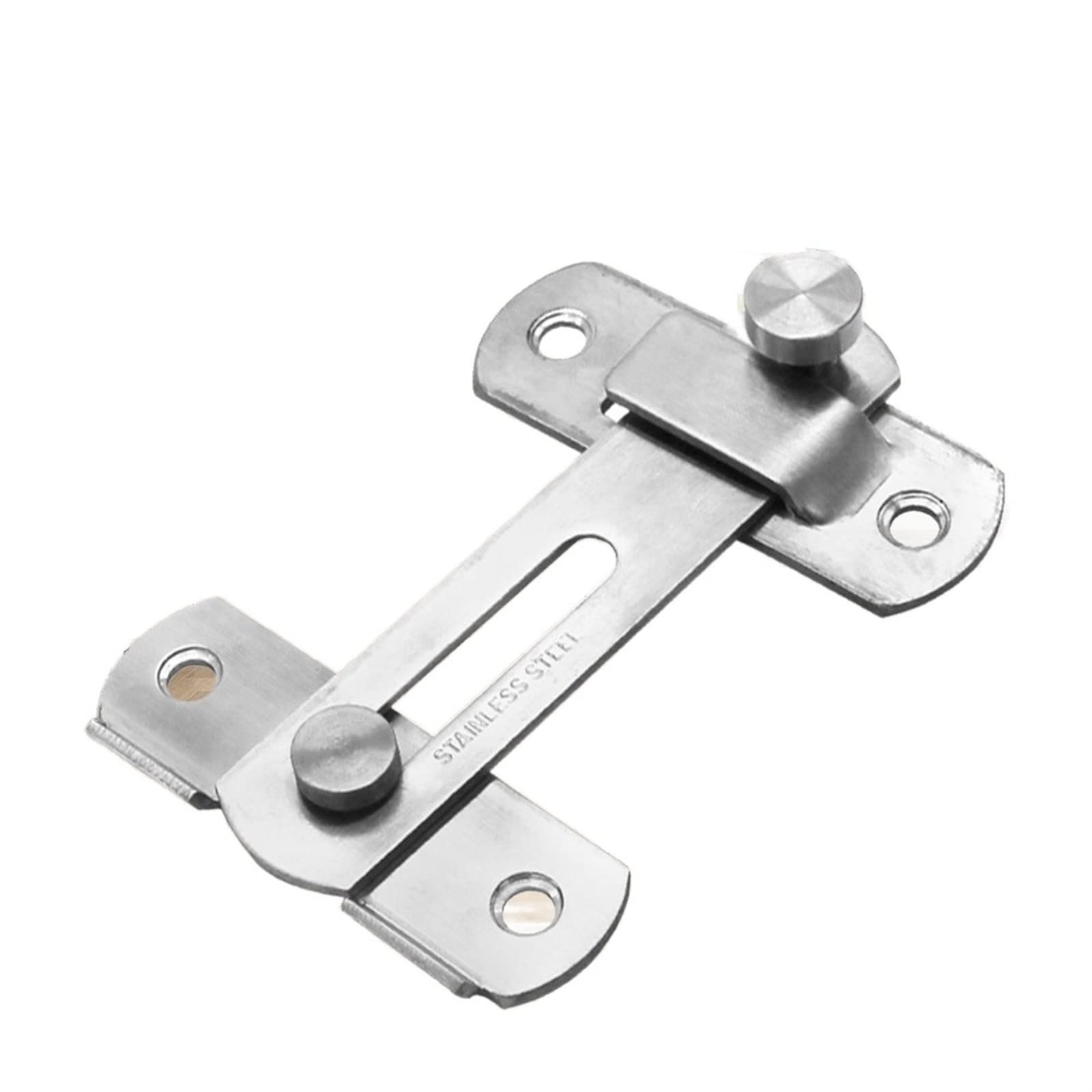 SFJSFIMQ Buckle Bolt Stainless Steel Sliding Door Anti-Theft Chain Lock Window Cabinet Hardware Fittings