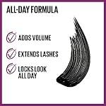 Maybelline The Falsies Lash Lift Washable Mascara Volumizing, Lengthening, Lifting, Curling, Multiplying, Eye Makeup, Ultra Black, 1 Count - Image 3