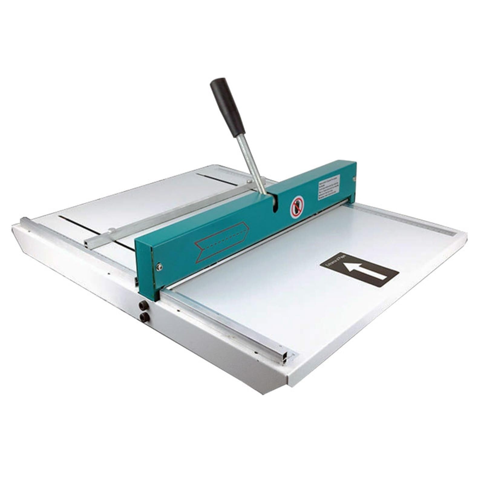 Macchina manuale per piegatura della carta, perforatrice e segnatrice, profondità di rientranza 0,8 mm, lunghezza 480 mm, per biglietti di auguri e biglietti