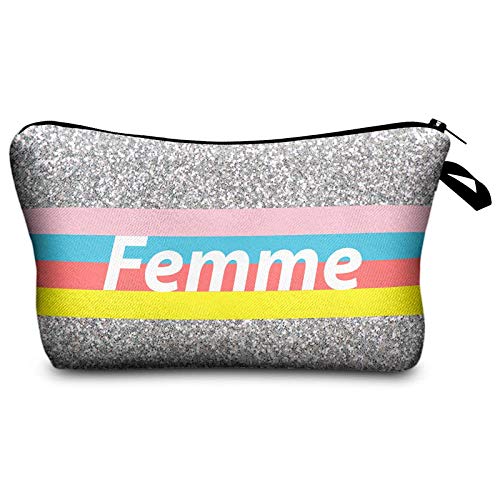 Preisvergleich Produktbild CEXWZQ Frauen, Die Make-Upbeutel-Kosmetik-Beutel-Reise-B... Briefpapierbeutelkursteilnehmer-Münz... Drucken