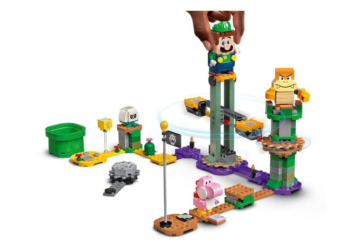 LEGO Super Mario 71387 Przygody z Luigim — zestaw startowy; kreatywna kolekcjonerska zabawka dla dzieci (280 elementów)