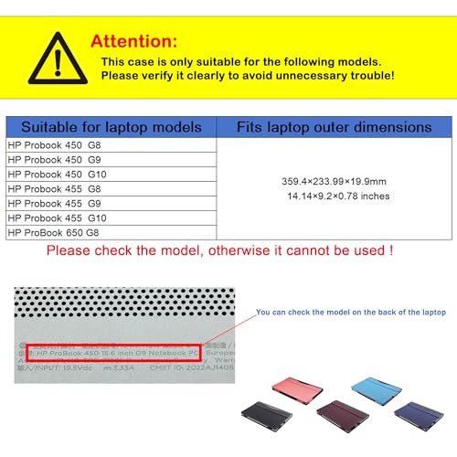 Funda para portátil 15.6 pulgadas para HP ProBook PU cuero miniatura 2