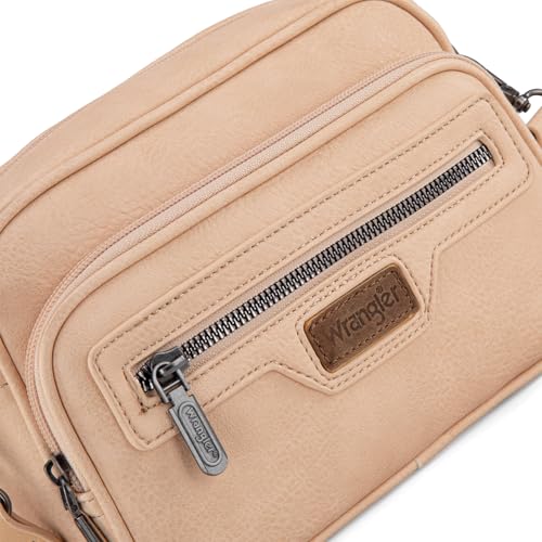 Image of Wrangler Crossbody Bag for Women Multi Pocket Crossover Bag Shoulder Pursea with Adjustable Strap
