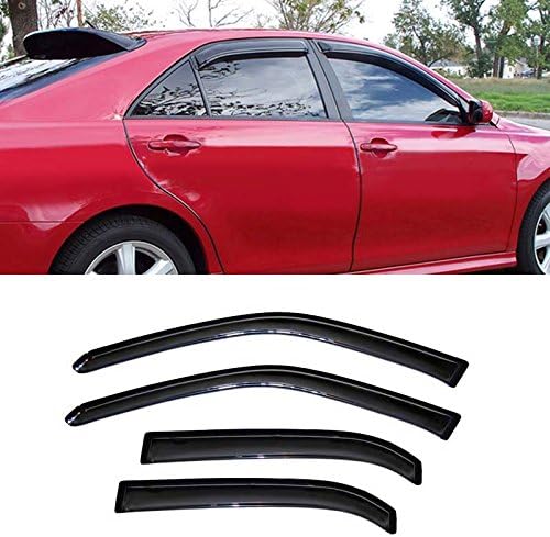 Miniatura 3 de Viseras de ventana ahumadas compatibles con deflectores de viento ZephyrMKZFusionMilan 2006-2012, protectores de viento sollluvia 94550