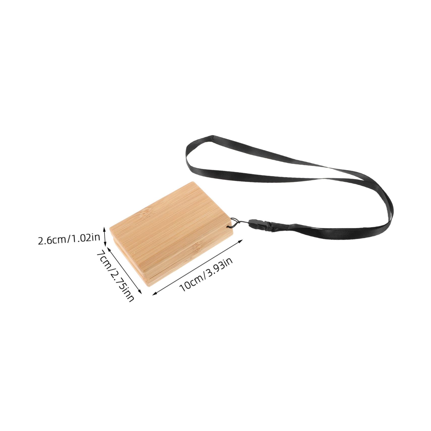 Kisangel Bamboo Fishing Lure Boxes Storage Case Fish Tackle Storage Trays Accessory Boxes Plastic Hooks Organizer for Vest Casting Fishing