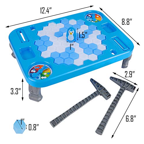 Juego de mesa DR.DUDU rompehielos con pingüino miniatura 4