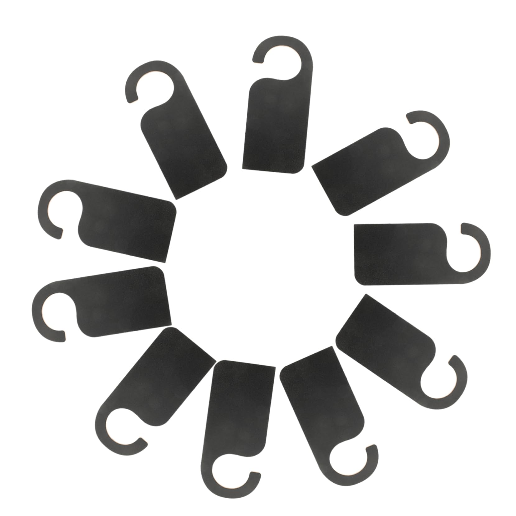 SOESFOUFU 10pcs Blank Wooden Tags Door Hangers for Diy Craft Signs Sleek Hotel Door Hanger Signs for Home Shop Office