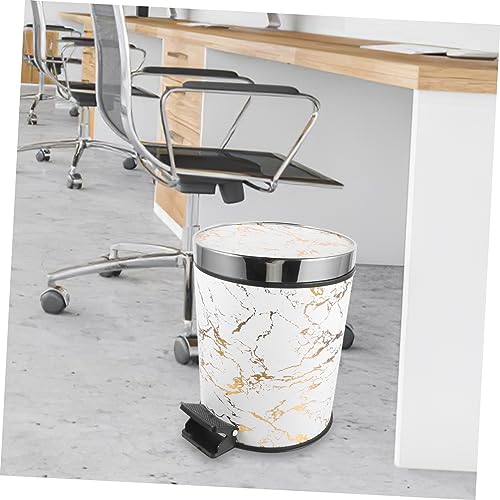 Caneca de basura rectangular 8L con pedal Vaguelly miniatura 6