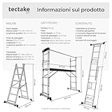 Zoom IMG-1 tectake scala alluminio 4 in