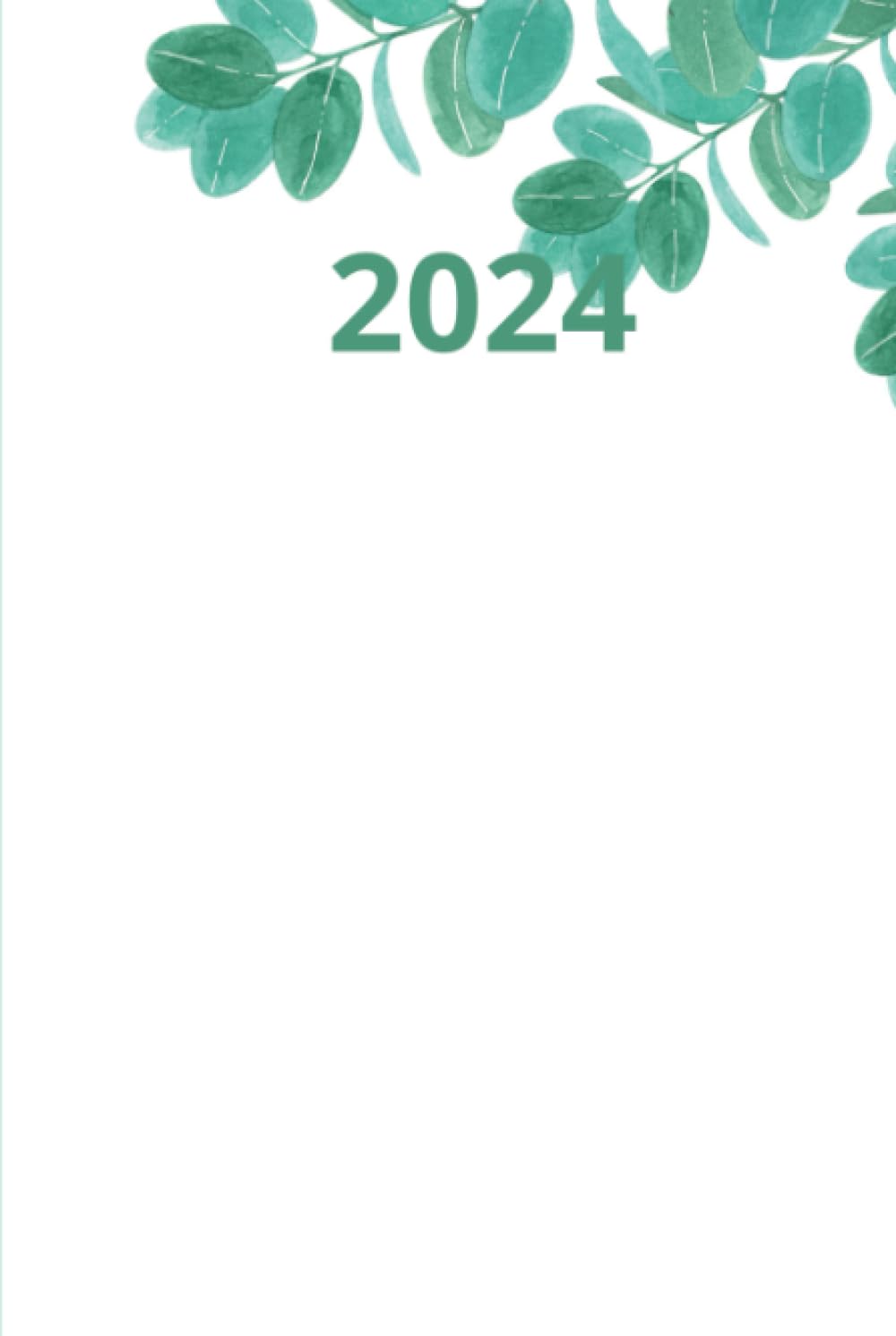 Agenda A5 2024 blanc pour organiser vos journées de travail et projets