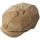 RaOn N299 New Corduroy 8 Panel Winter Newsboy Cap Cabbie Flat Golf Gatsby Driving Hat (Brown)
