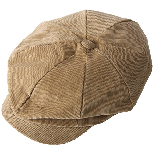 Raon N299 New Corduroy 8 Panel Winter Newsboy Cap Cabbie Flat Golf Gatsby Driving Hat (Brown) #TOP2